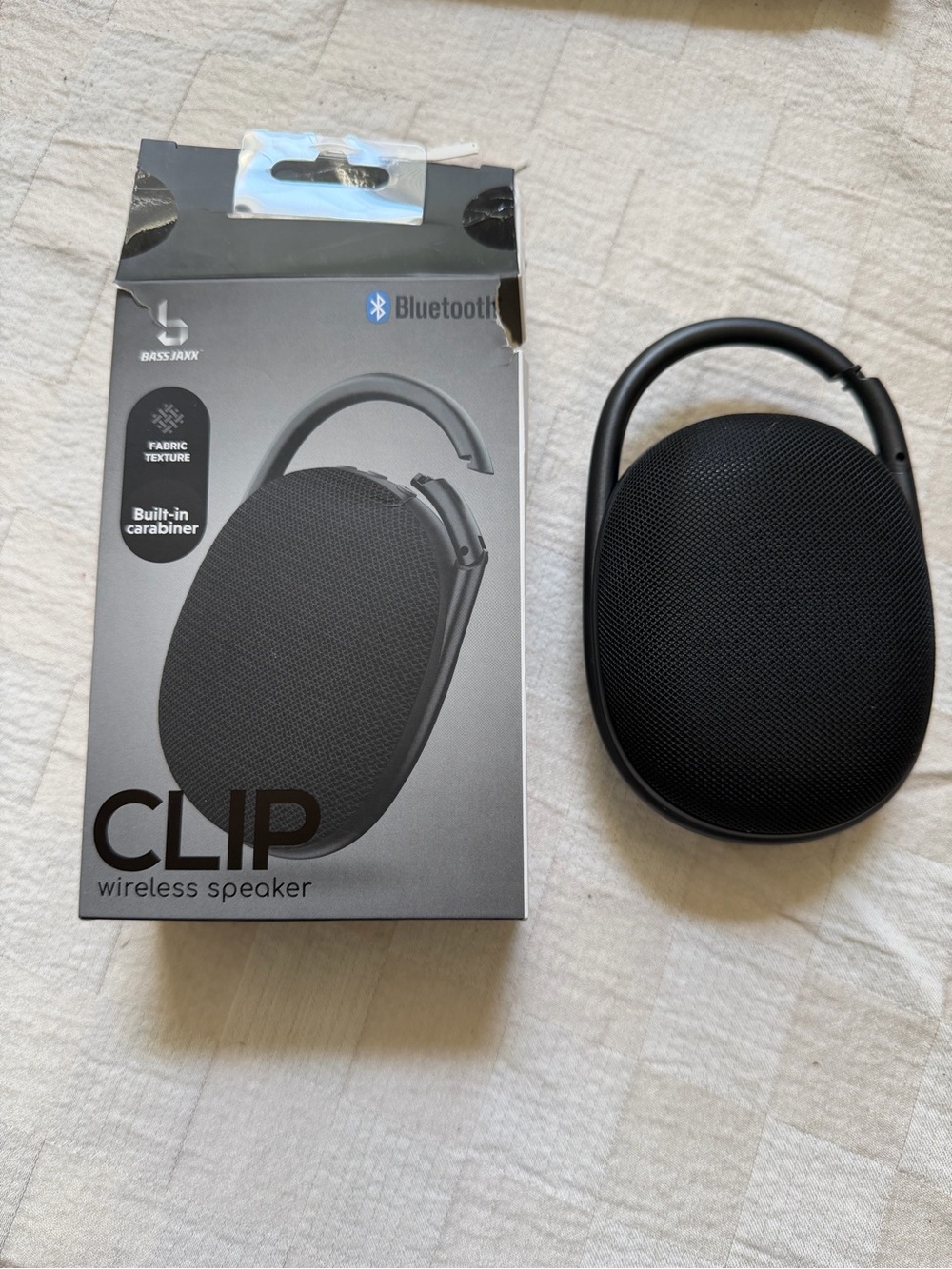 Jax Clip Wireless Bluetooth Speaker - Black